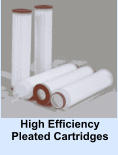 High Efficiency Pleated Cartridges image